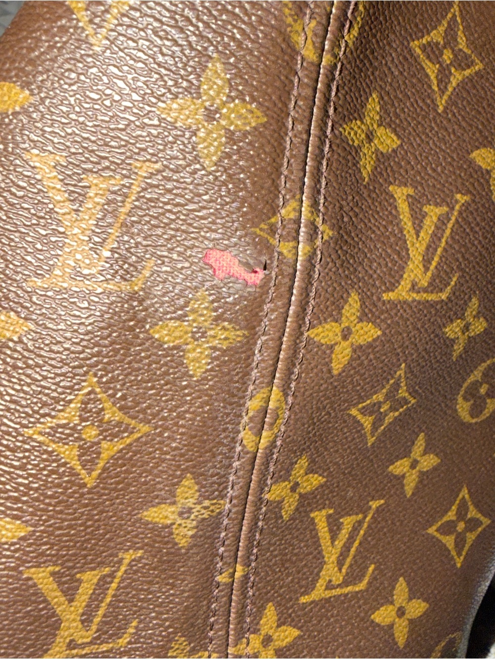 Louis Vuitton Monogram Canvas Tote in Brown - Picture 9 of 11